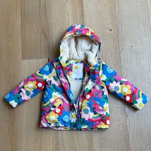 Mini Boden | Sherpa Lined Hooded Jacket